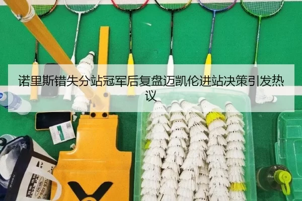 诺里斯错失分站冠军后复盘迈凯伦进站决策引发热议